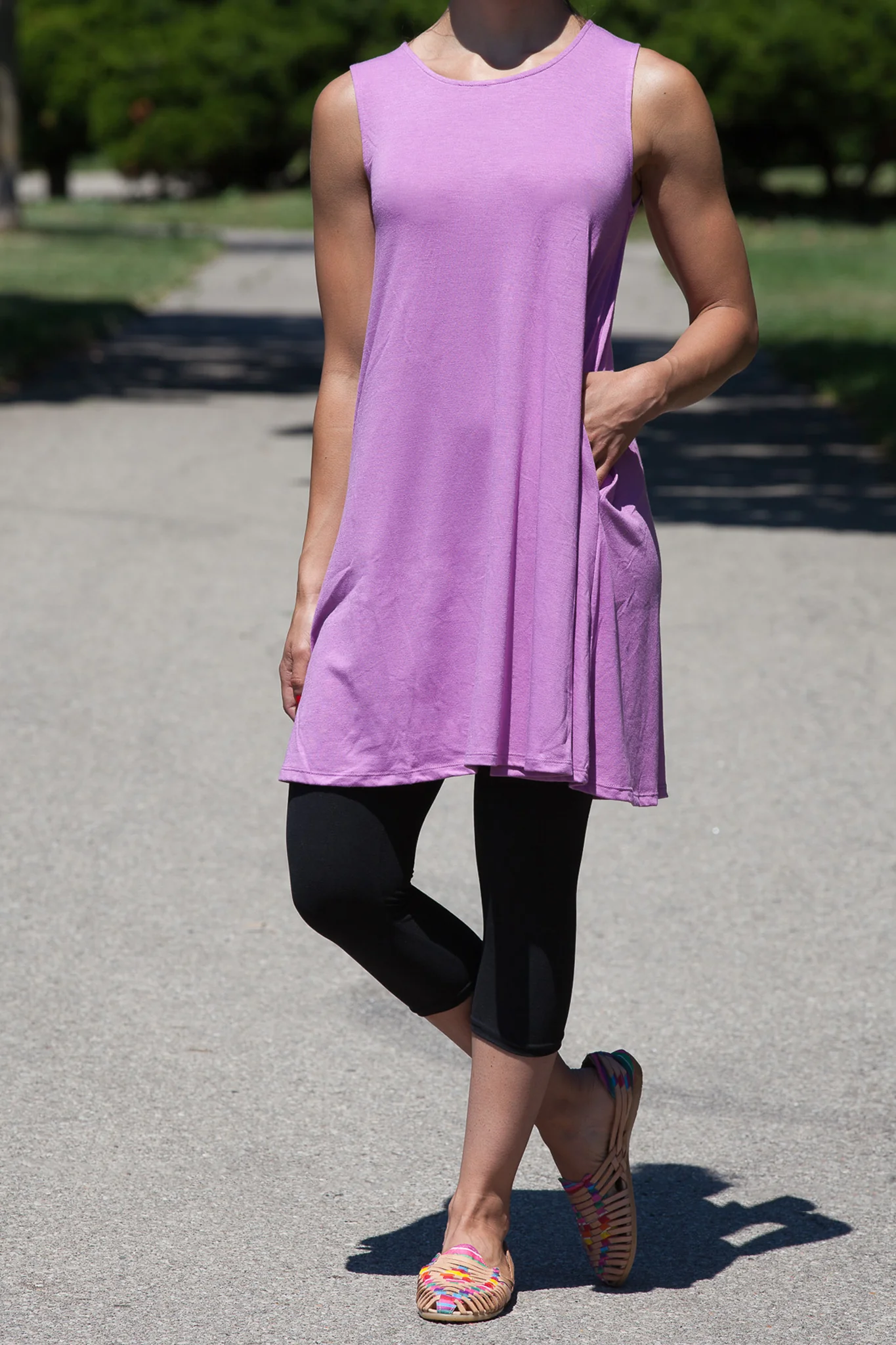 Long Tank Tunic (WITH POCKETS) - Image 23