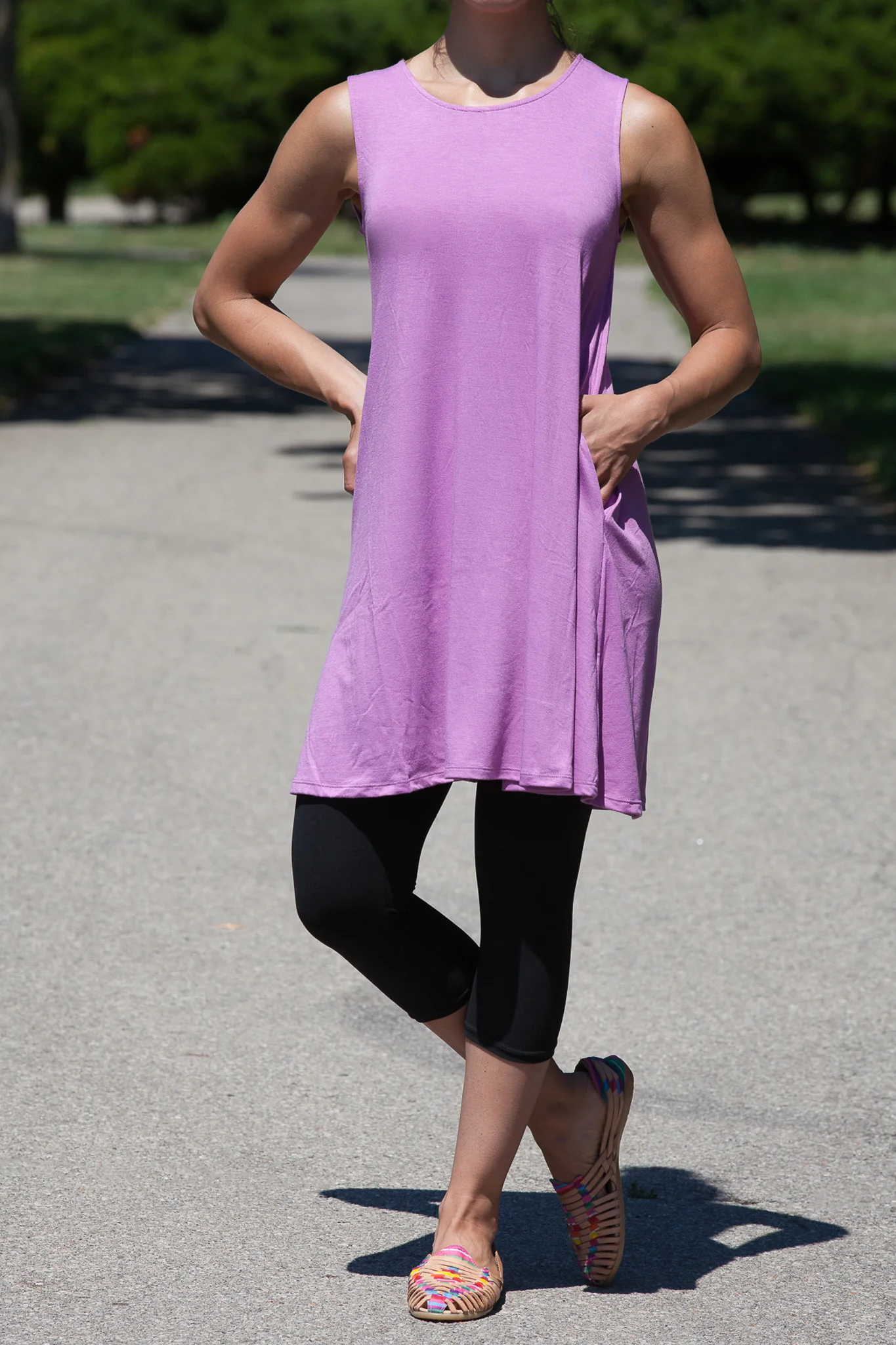 Long Tank Tunic (WITH POCKETS) - Image 4